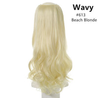 Wavy U Part Clip-In Hair Extensions for Women