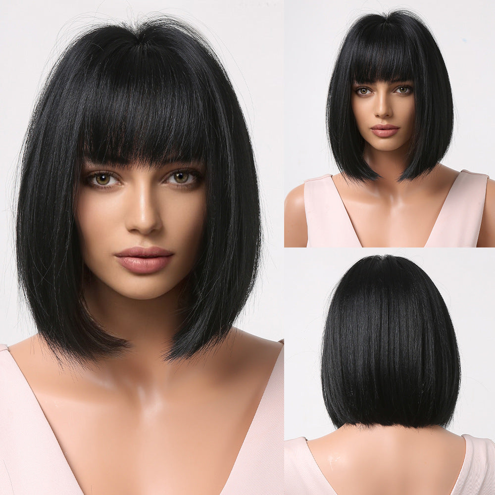 Women's Gradient Bob Wigs - Synthetic High Temperature Fiber, Daily Use