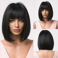 Women's Gradient Bob Wigs - Synthetic High Temperature Fiber, Daily Use