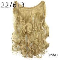Invisible Wire Hair Extension - Long Curly Synthetic Hair Extension for Woman