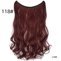 Invisible Wire Hair Extension - Long Curly Synthetic Hair Extension for Woman