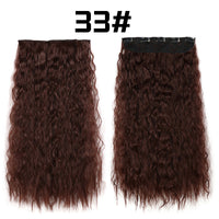 22-Inch Long Curly Synthetic Hair Extensions (Bulk)