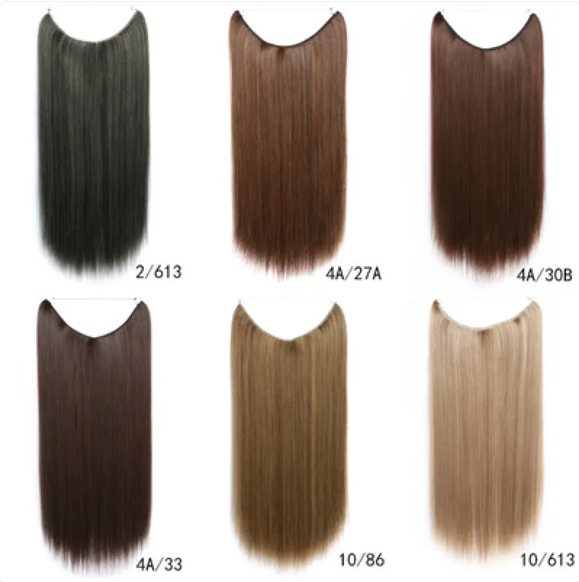 22-Inch Invisible Wire Hair Extensions