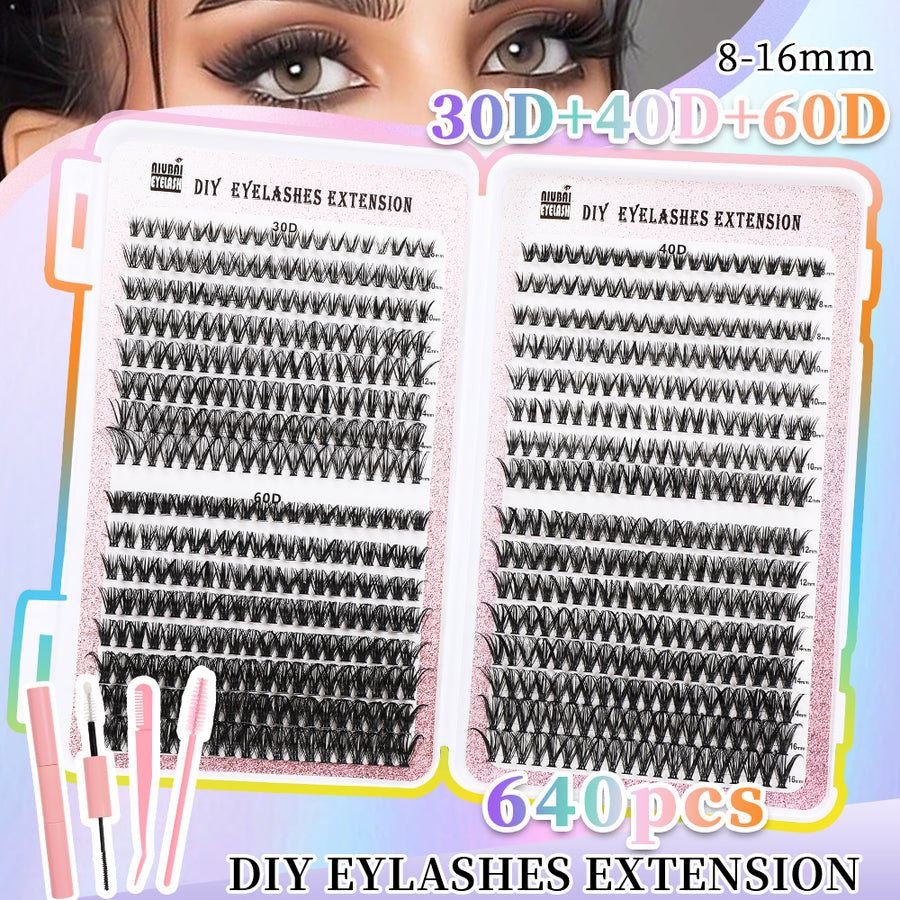 Cluster Lash Book, 640 Lash Segments