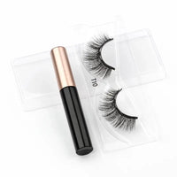 1/3/4Pairs Magnetic Eyelashes/False Lashes - Repeated Use Eyelashes. Waterproof Liquid Eyeliner With Tweezer Sets-false eyelash accessories-SWEET T 52