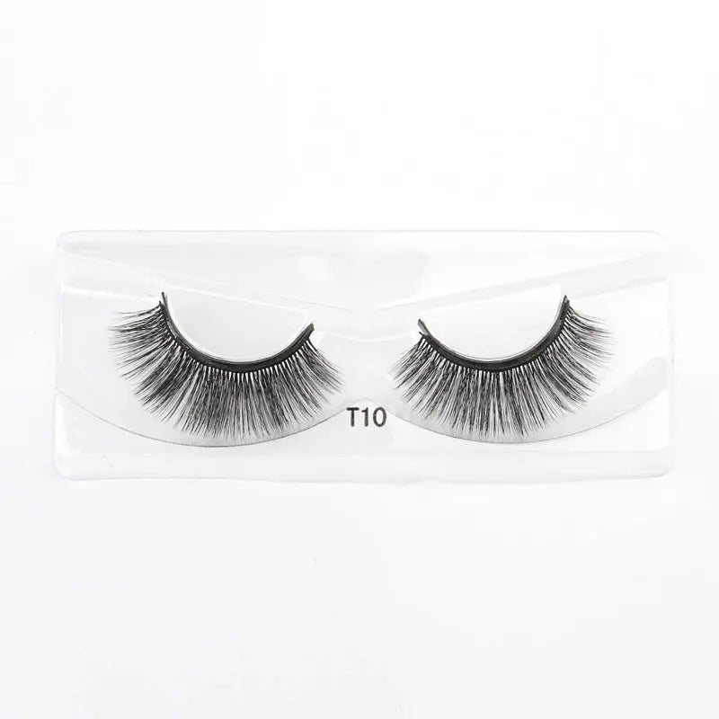 1/3/4Pairs Magnetic Eyelashes/False Lashes - Repeated Use Eyelashes. Waterproof Liquid Eyeliner With Tweezer Sets-false eyelash accessories-SWEET T 52
