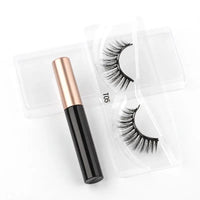 1/3/4Pairs Magnetic Eyelashes/False Lashes - Repeated Use Eyelashes. Waterproof Liquid Eyeliner With Tweezer Sets-false eyelash accessories-SWEET T 52
