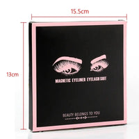 1/3/4Pairs Magnetic Eyelashes/False Lashes - Repeated Use Eyelashes. Waterproof Liquid Eyeliner With Tweezer Sets-false eyelash accessories-SWEET T 52