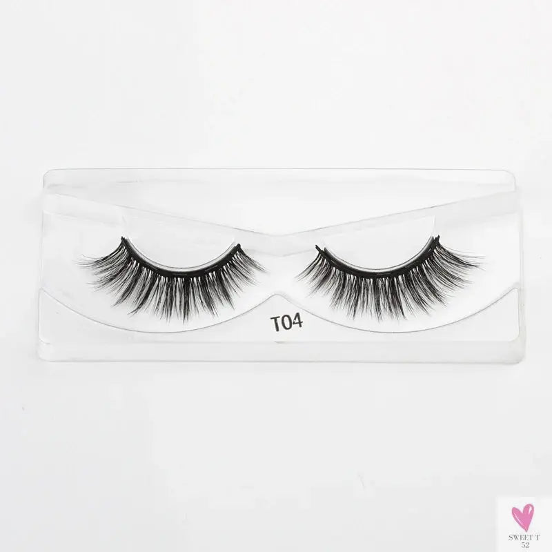 1/3/4Pairs Magnetic Eyelashes/False Lashes - Repeated Use Eyelashes. Waterproof Liquid Eyeliner With Tweezer Sets-false eyelash accessories-SWEET T 52