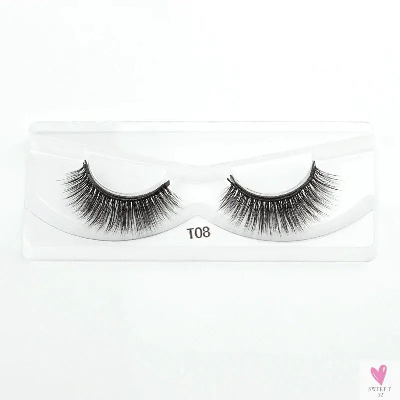 1/3/4Pairs Magnetic Eyelashes/False Lashes - Repeated Use Eyelashes. Waterproof Liquid Eyeliner With Tweezer Sets-false eyelash accessories-SWEET T 52