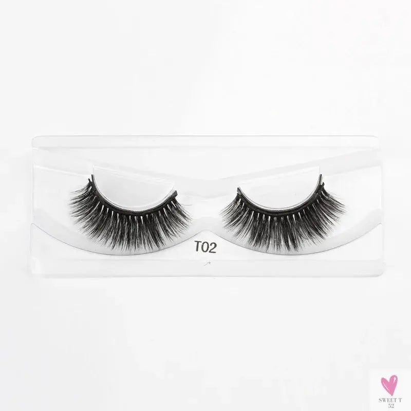 1/3/4Pairs Magnetic Eyelashes/False Lashes - Repeated Use Eyelashes. Waterproof Liquid Eyeliner With Tweezer Sets-false eyelash accessories-SWEET T 52