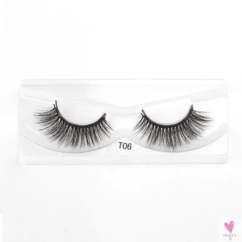 1/3/4Pairs Magnetic Eyelashes/False Lashes - Repeated Use Eyelashes. Waterproof Liquid Eyeliner With Tweezer Sets-false eyelash accessories-SWEET T 52