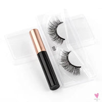 1/3/4Pairs Magnetic Eyelashes/False Lashes - Repeated Use Eyelashes. Waterproof Liquid Eyeliner With Tweezer Sets-false eyelash accessories-SWEET T 52