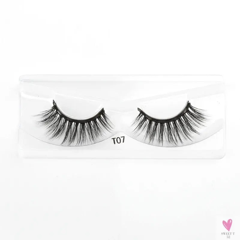 1/3/4Pairs Magnetic Eyelashes/False Lashes - Repeated Use Eyelashes. Waterproof Liquid Eyeliner With Tweezer Sets-false eyelash accessories-SWEET T 52