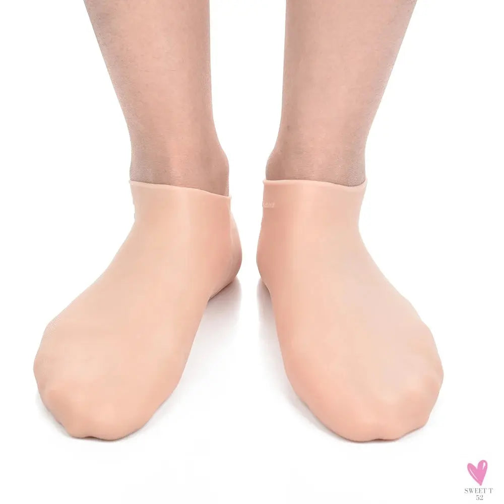 1 Pair Elastic Foot Care Socks/Moisturizing Gloves - Foot Hand Spa, Skin Protection, Anti Cracking/Dryness, Unisex-Foot Care-SWEET T 52
