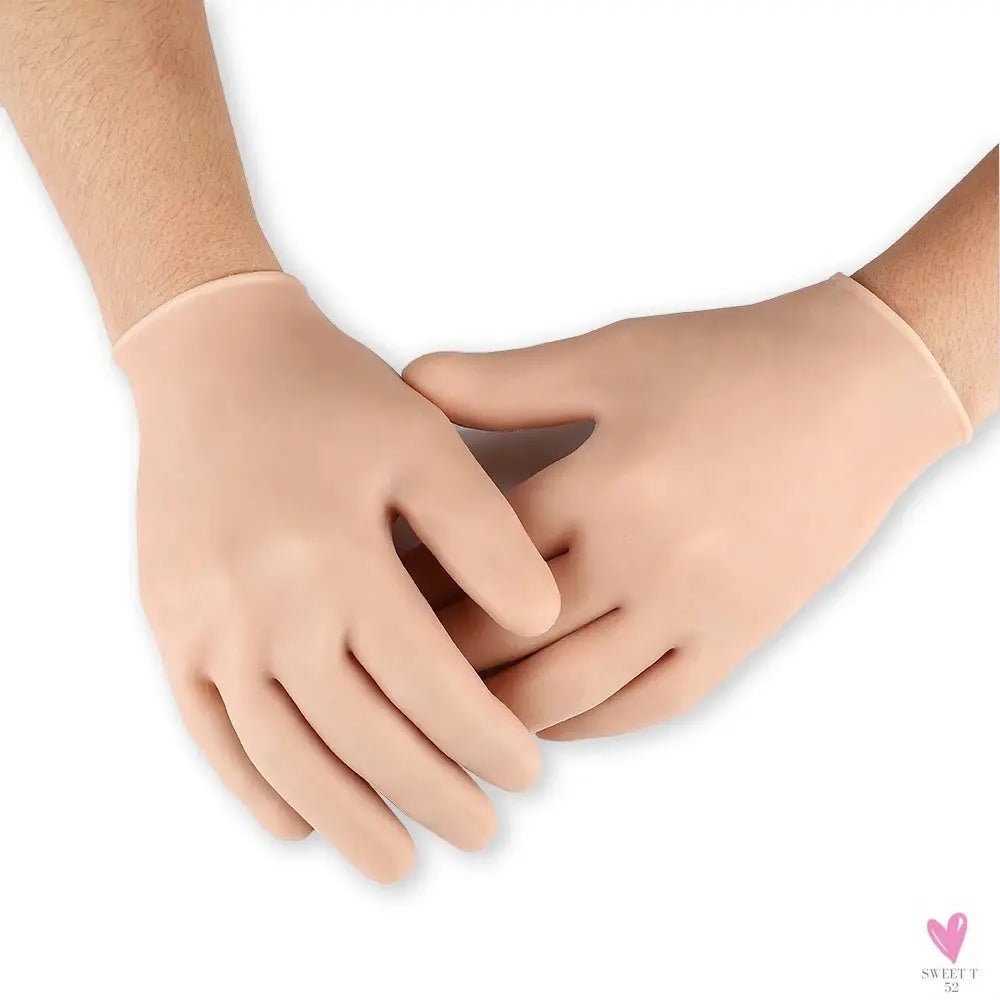 1 Pair Elastic Foot Care Socks/Moisturizing Gloves - Foot Hand Spa, Skin Protection, Anti Cracking/Dryness, Unisex-Foot Care-SWEET T 52