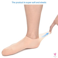 1 Pair Elastic Foot Care Socks/Moisturizing Gloves - Foot Hand Spa, Skin Protection, Anti Cracking/Dryness, Unisex-Foot Care-SWEET T 52
