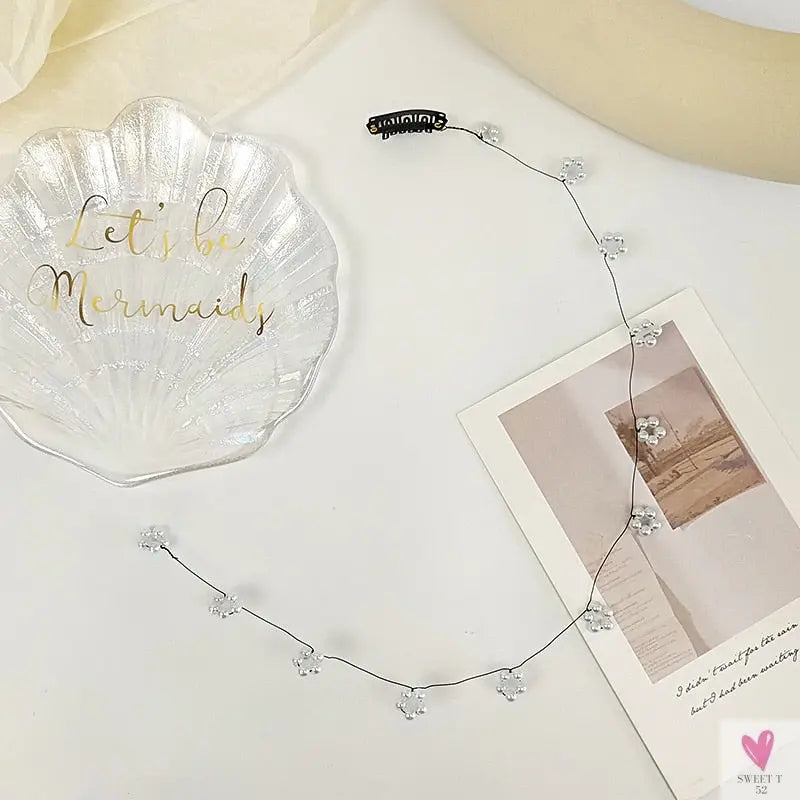 1 Piece Streamline Hair Decorations with Invisible Small Combs for Girls/Teens/Tweens.