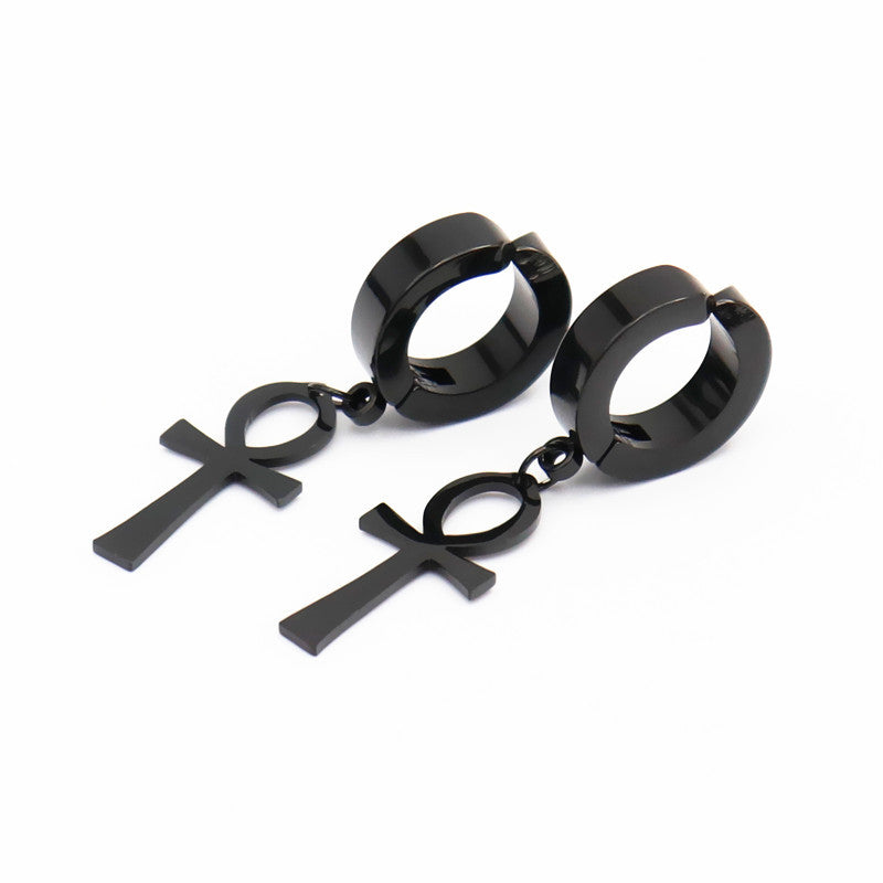 Cross Earrings and Ear Clips