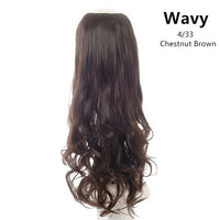 Wavy U Part Clip-In Hair Extensions for Women