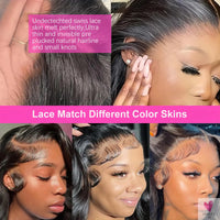 13x6 HD Lace Frontal Wig Preplucked 40 30 Inch Bone Straight Human Hair Wigs Black 13x4 Brazilian Hair Clearance Sale Glueless Sweet T 52