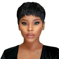 European And American Short Pixie Cut Synthetic Wig for Women