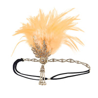 Vintage Feather Flapper/Masquerade Headband for Women