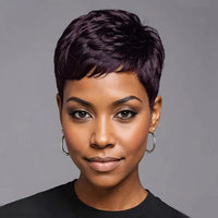 Women's Short, Curly, Pixie Cut, High-temperature Wigs for Daily Wear