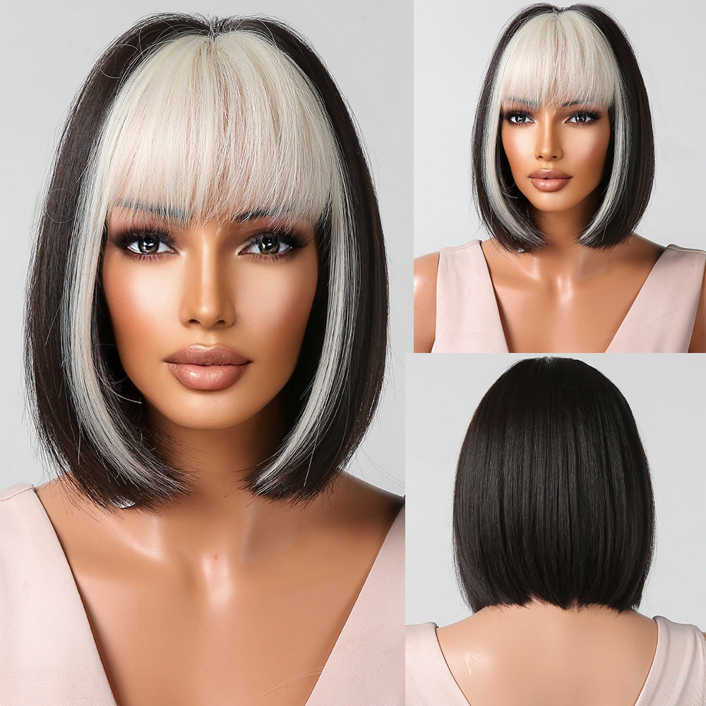 Women's Gradient Bob Wigs - Synthetic High Temperature Fiber, Daily Use