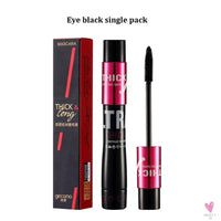 2 in 1 Waterproof Mascara - 4D Silk Fiber Eyelash Lengthening, Natural Eye Lashes for Women and Girls
