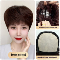 4 Inch Pixie Cut Textured Hair Wig, Human Hair, for Women