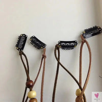 2024 New Fashionable Boho Feather Headband Wig Beaded Feather Headdress Handmade Hair Clip Girl Hair Accessories High Quality Sweet T 52