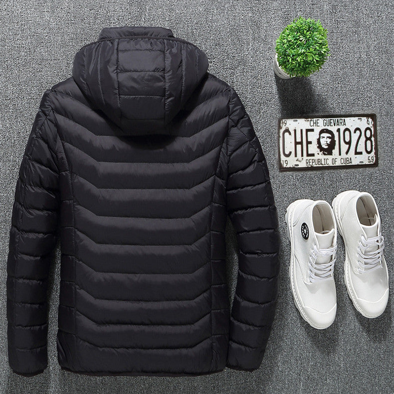 Heated jacket back view