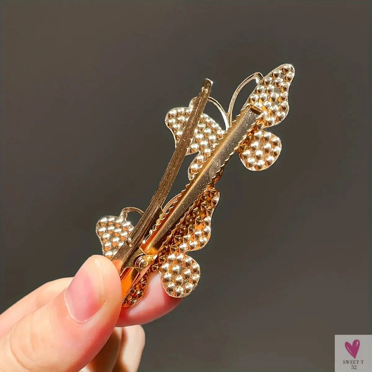 20pcs Women's Temperament Butterfly Rhinestone Bead Hair Clip Set Back of Head Side Broken Hair Clip SWEET T 52