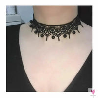26 models Lace choker necklaces Gland De Tatouage Choker Collier Noir Dentelle Choker Collier Vintage Femmes Bijoux De Mariage Sweet T 52
