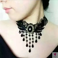 26 models Lace choker necklaces Gland De Tatouage Choker Collier Noir Dentelle Choker Collier Vintage Femmes Bijoux De Mariage Sweet T 52