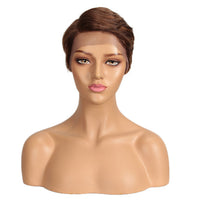 European And American Short Human Hair Wig for Women, Daily Use