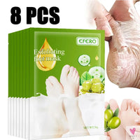 3/6 Pair Exfoliating Feet Mask Exfoliating Foot Peel Mask Socks - Pedicure Peeling Dead Skin Remover, Moisturizing Sweet T 52