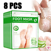 3/6 Pair Exfoliating Feet Mask Exfoliating Foot Peel Mask Socks - Pedicure Peeling Dead Skin Remover, Moisturizing Sweet T 52