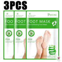 3/6 Pair Exfoliating Feet Mask Exfoliating Foot Peel Mask Socks - Pedicure Peeling Dead Skin Remover, Moisturizing Sweet T 52