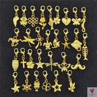 30 Pcs Hair Clips/Rings, Mixed Styles, for Hair Braids, Dreadlocks and Twists. Unisex-hair accessories-SWEET T 52