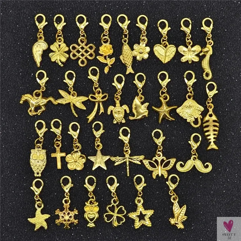 30 Pcs Hair Clips/Rings, Mixed Styles, for Hair Braids, Dreadlocks and Twists. Unisex-hair accessories-SWEET T 52