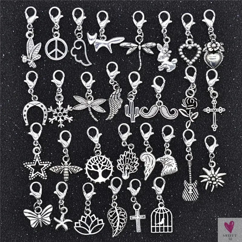 30 Pcs Hair Clips/Rings, Mixed Styles, for Hair Braids, Dreadlocks and Twists. Unisex-hair accessories-SWEET T 52