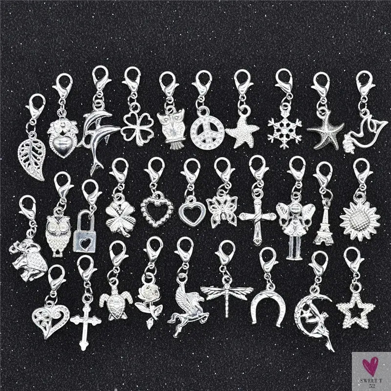 30 Pcs Hair Clips/Rings, Mixed Styles, for Hair Braids, Dreadlocks and Twists. Unisex-hair accessories-SWEET T 52
