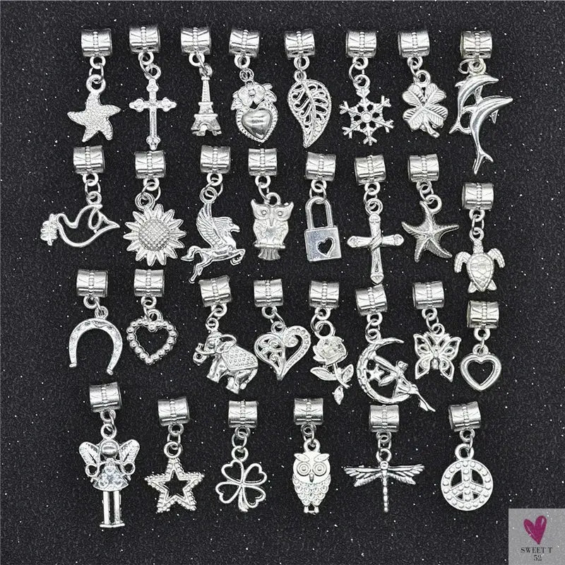 30 Pcs Hair Clips/Rings, Mixed Styles, for Hair Braids, Dreadlocks and Twists. Unisex-hair accessories-SWEET T 52