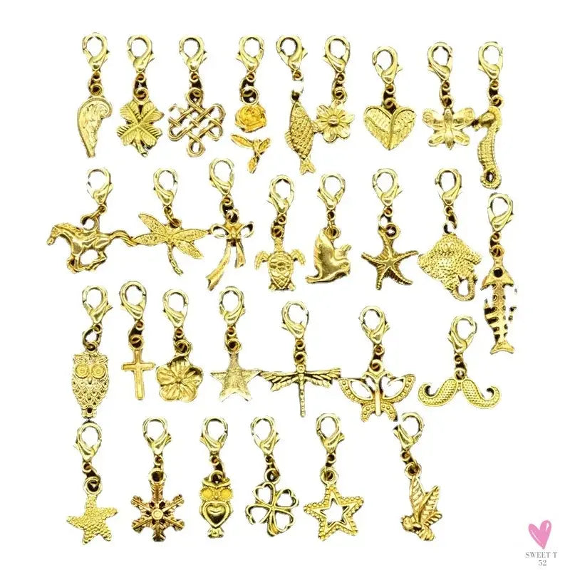 30 Pcs Hair Clips/Rings, Mixed Styles, for Hair Braids, Dreadlocks and Twists. Unisex-hair accessories-SWEET T 52