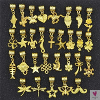 30 Pcs Hair Clips/Rings, Mixed Styles, for Hair Braids, Dreadlocks and Twists. Unisex-hair accessories-SWEET T 52