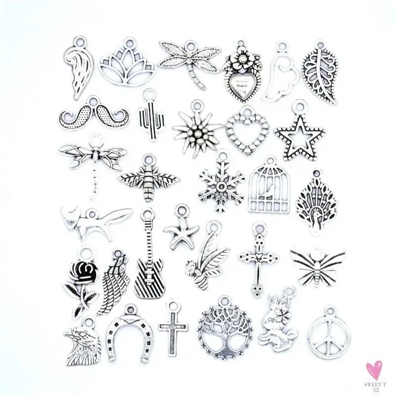 30 Pcs Hair Clips/Rings, Mixed Styles, for Hair Braids, Dreadlocks and Twists. Unisex-hair accessories-SWEET T 52