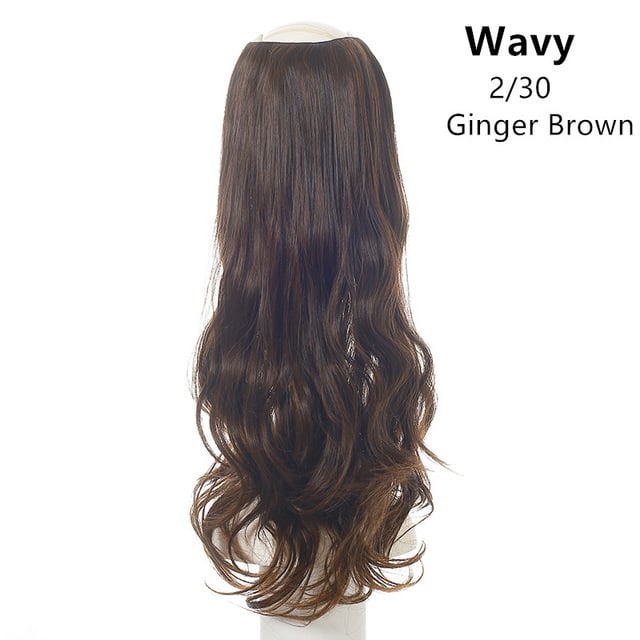 Wavy U Part Clip-In Hair Extensions for Women