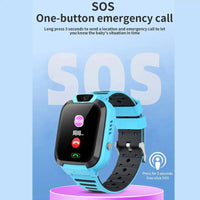 SOS Call LBS Tracker 2G Card-inserting Camera for Children - Waterproof Watch